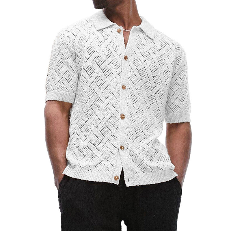 Classic knitted Hollow Shirt
