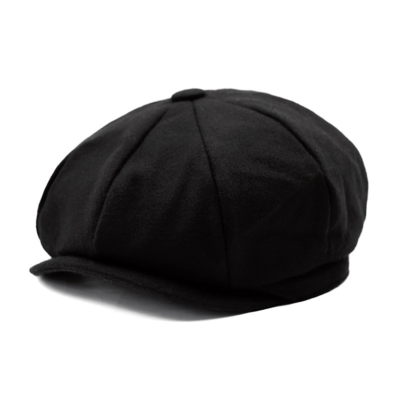 Vintage Newsboy men's winter painters Cap