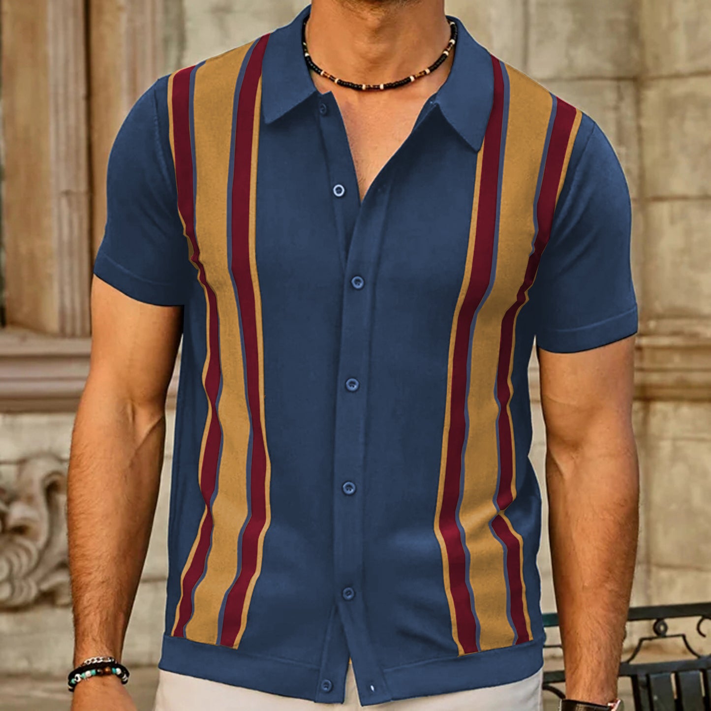 1950's Retro Business Casual Polo Shirt