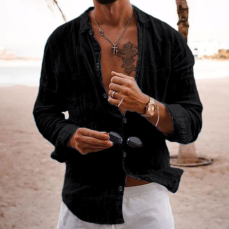 Old Money Linen Shirt