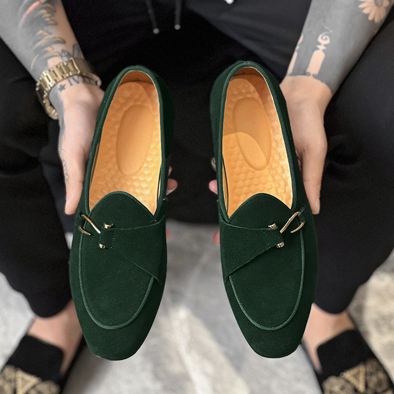 Classic Matte Leather Loafers