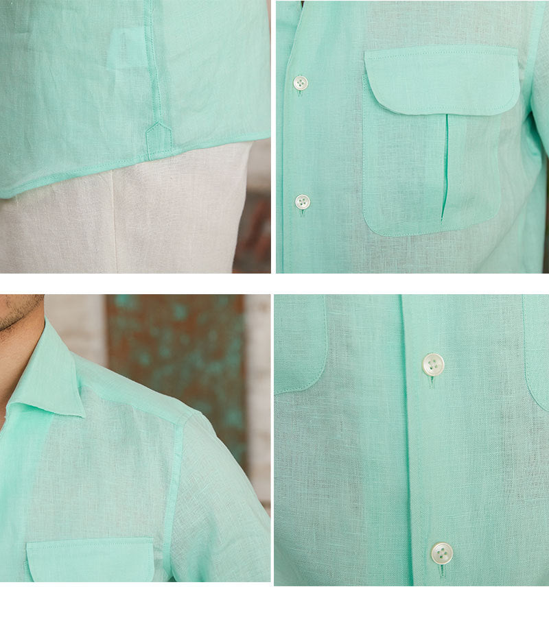 Old money Linen Long Sleeve Shirt