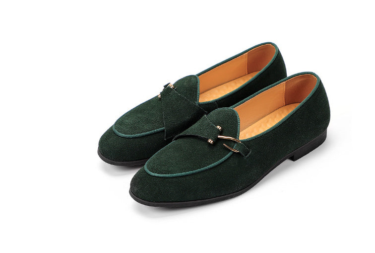 Classic Matte Leather Loafers