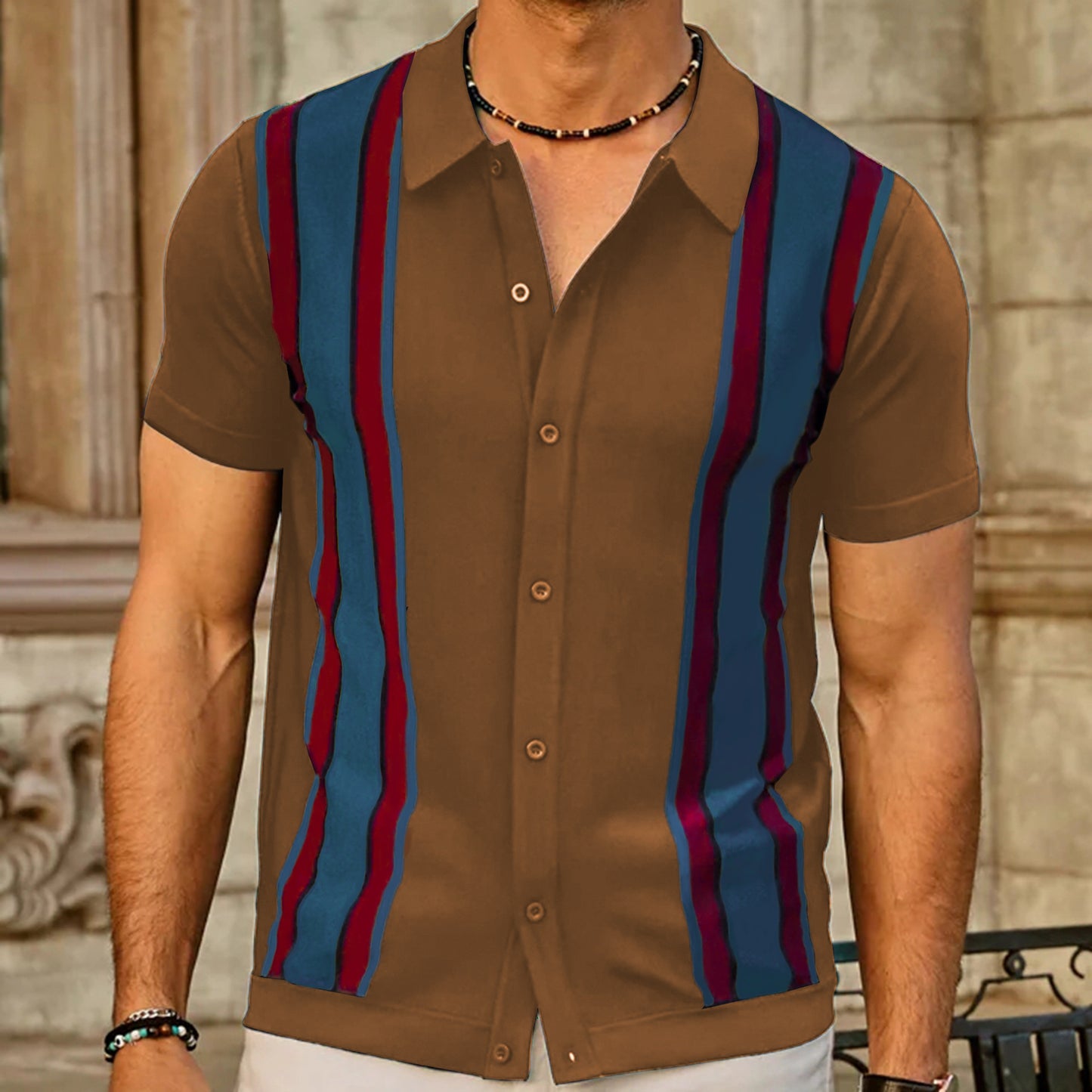 1950's Retro Business Casual Polo Shirt
