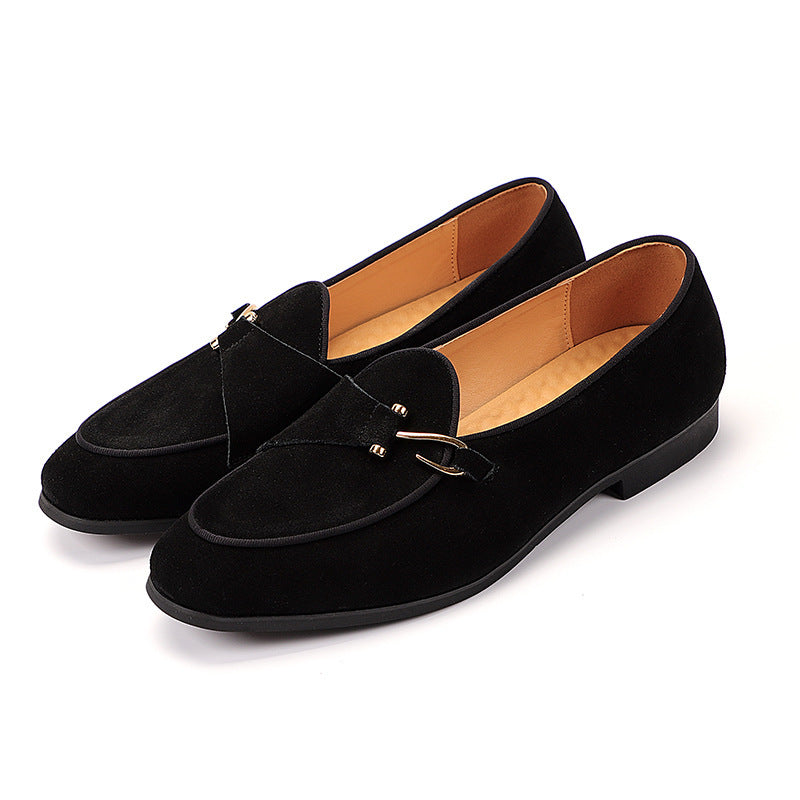 Classic Matte Leather Loafers