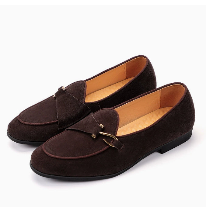 Classic Matte Leather Loafers