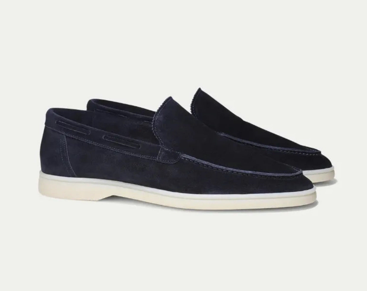 Monaco Matte Suede Loafers