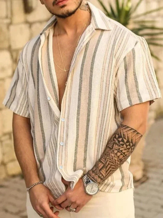 Vintage 1970s Style Beach Shirt