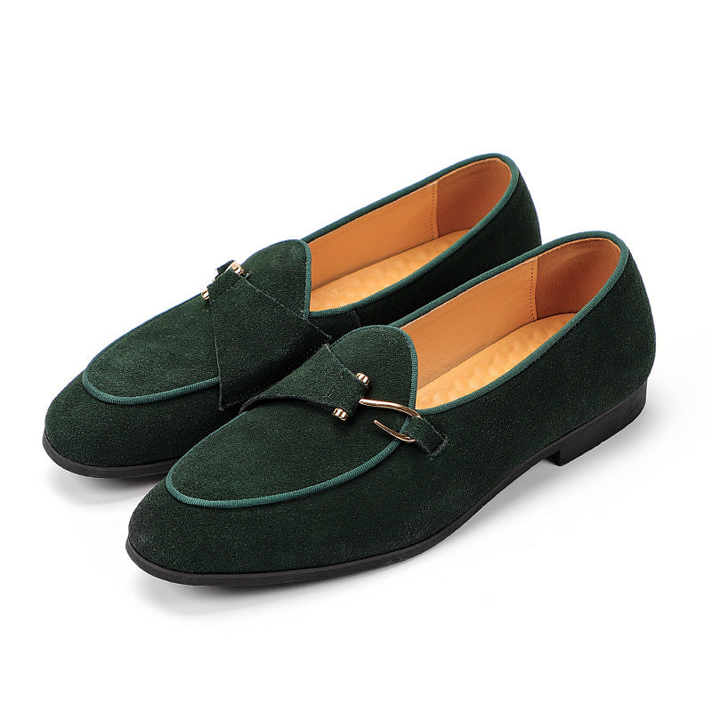 Classic Matte Leather Loafers