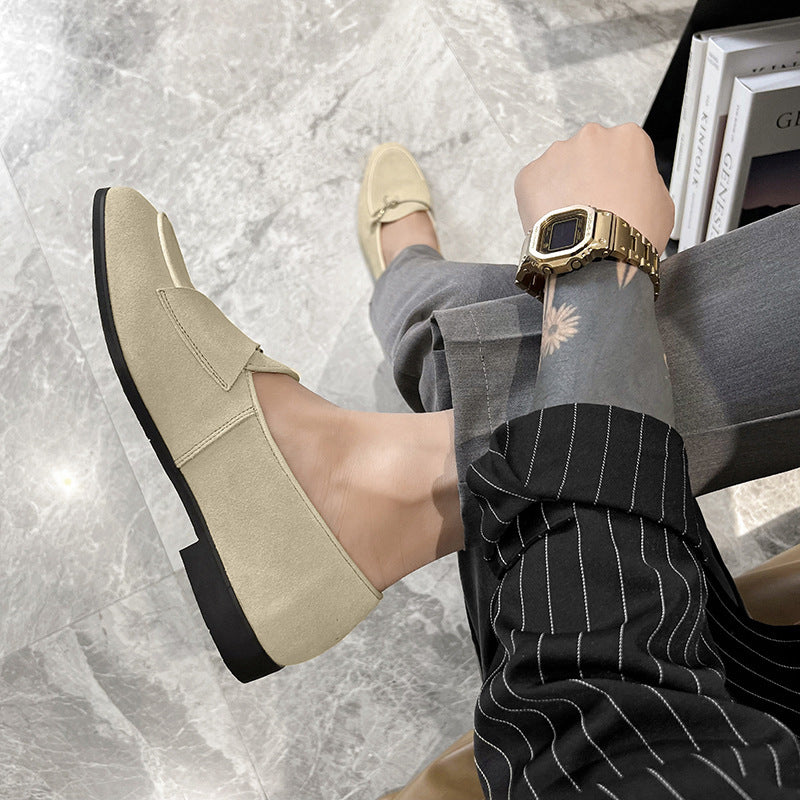 Classic Matte Leather Loafers