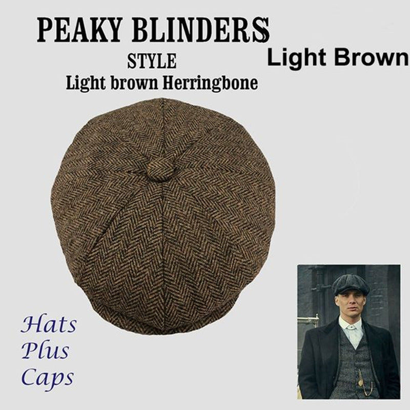 The Peaky Razor Newsboy Woolen Bud Cap