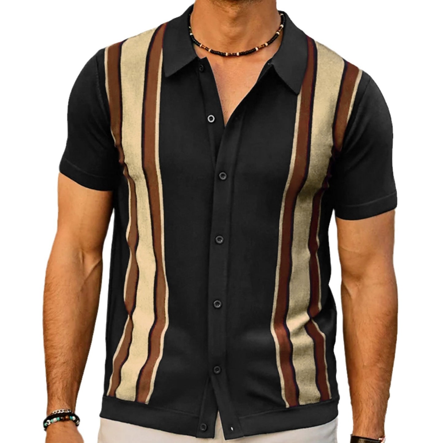 1950's Retro Business Casual Polo Shirt
