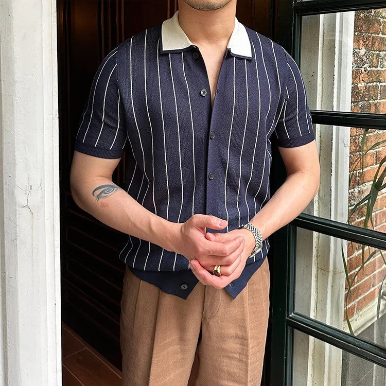 1950's Vintage Lapel Men's Cardigan