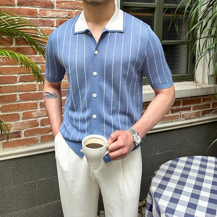 1950's Vintage Lapel Men's Cardigan