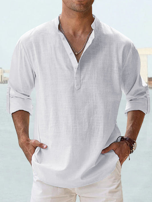 Monte Carlo Linen Long Sleeve Shirt