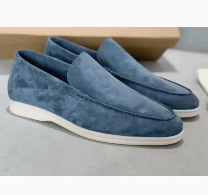Monaco Matte Suede Loafers