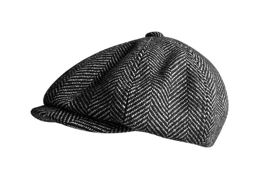 The Peaky Winter Tweed Newsboy Cap