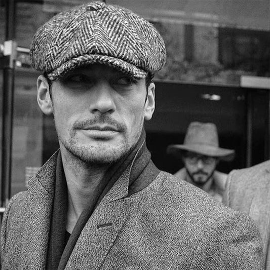 The Peaky Winter Tweed Newsboy Cap
