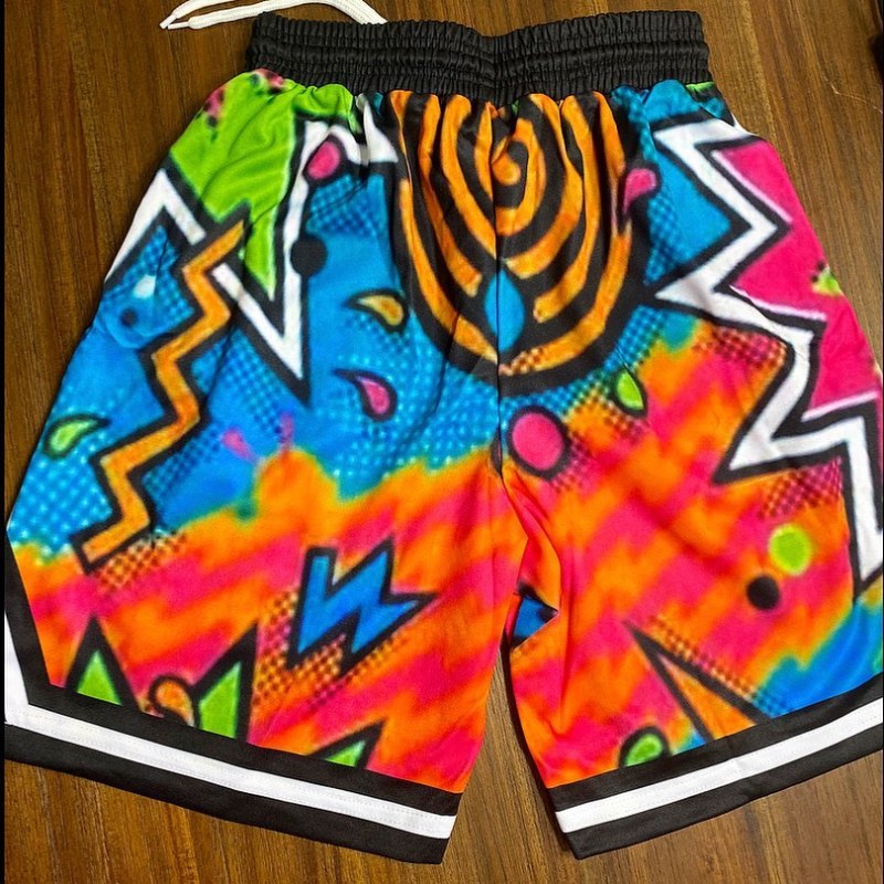 Retro Urban Basketball Shorts