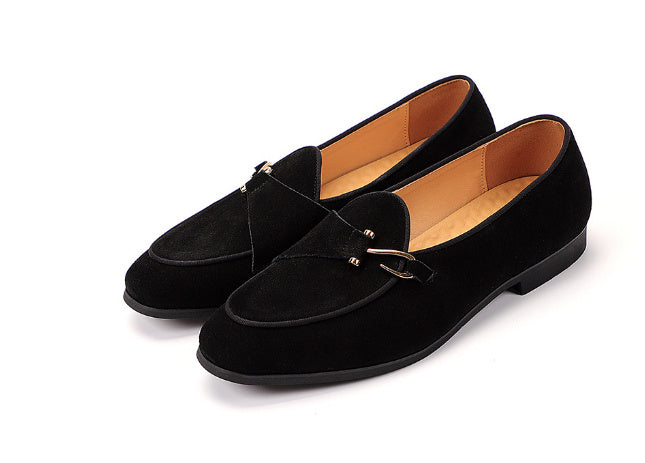 Classic Matte Leather Loafers