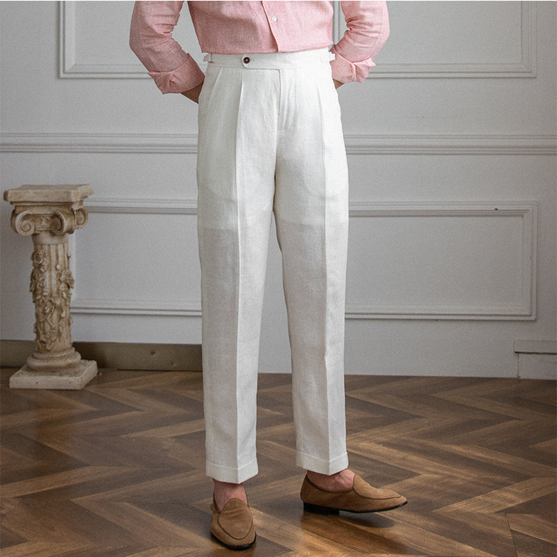 Classic Old money Linen Pants