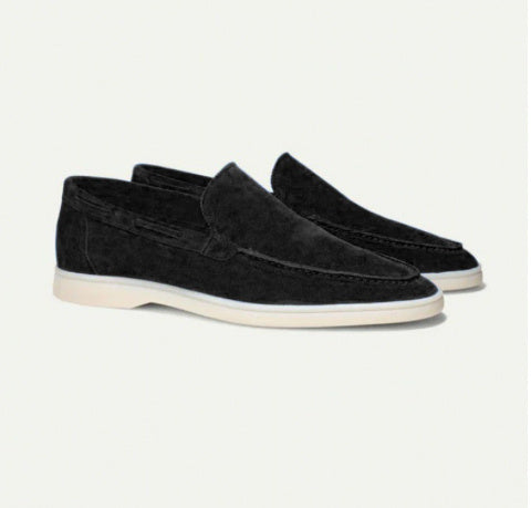 Monaco Matte Suede Loafers