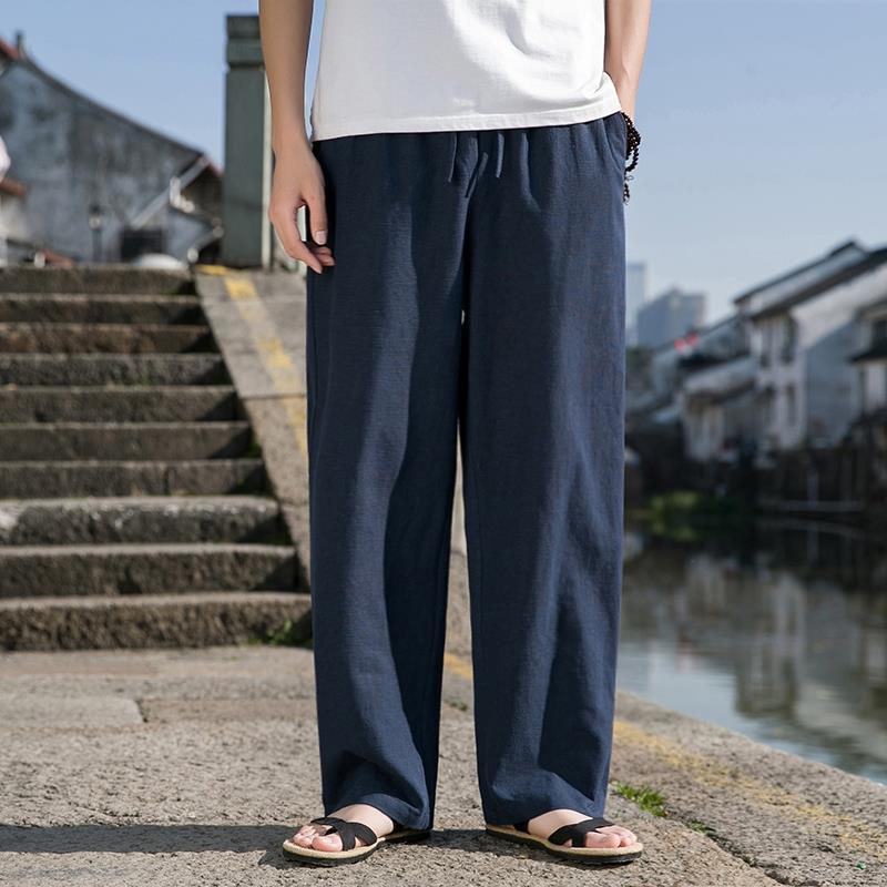 Linen Casual Pants Men