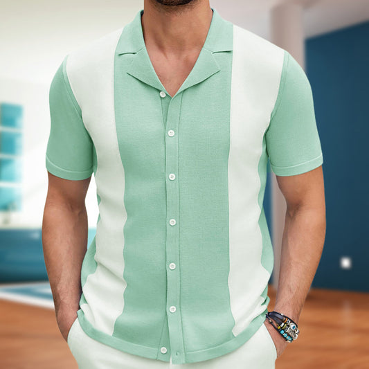 Classic 1960s Woolen Polo Shirt