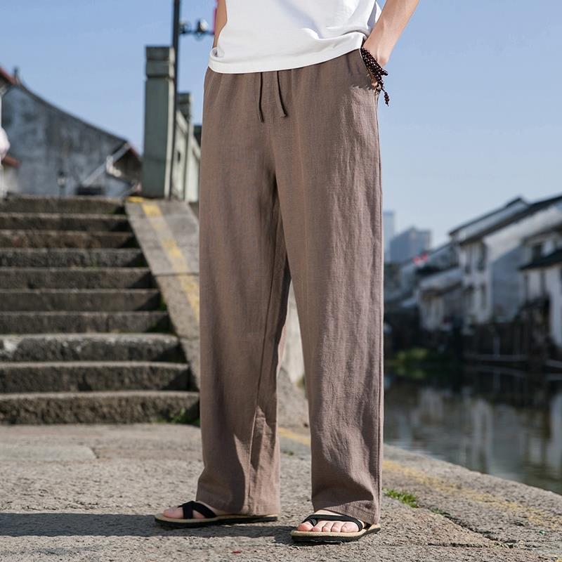 Linen Casual Pants Men