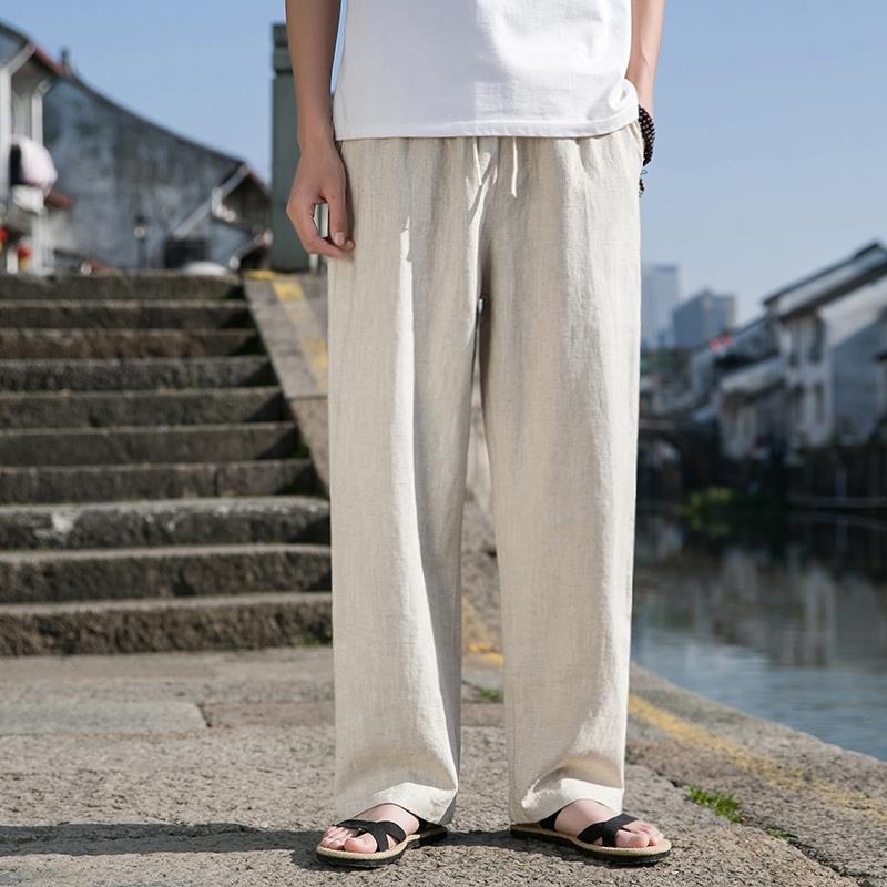 Linen Casual Pants Men