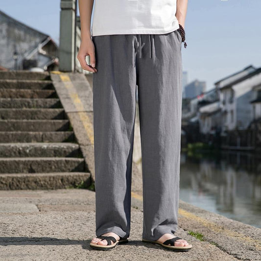 Linen Casual Pants Men