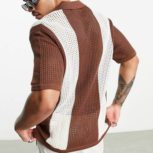 Classic Summer Thin Hollow Shirt