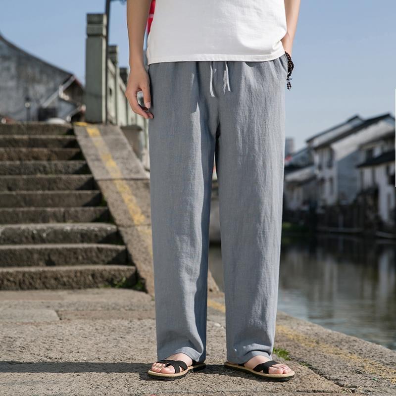 Linen Casual Pants Men