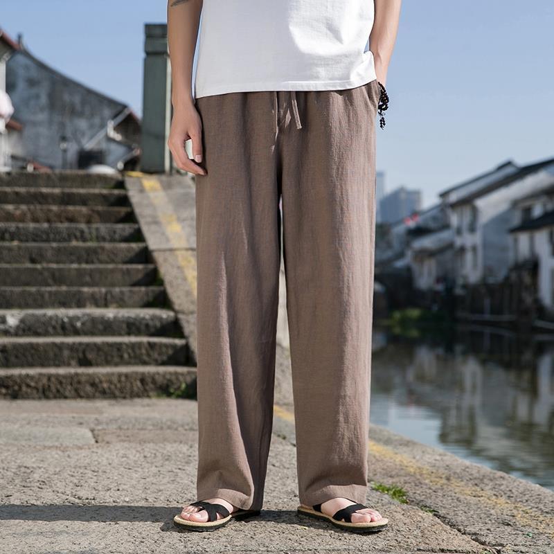 Linen Casual Pants Men