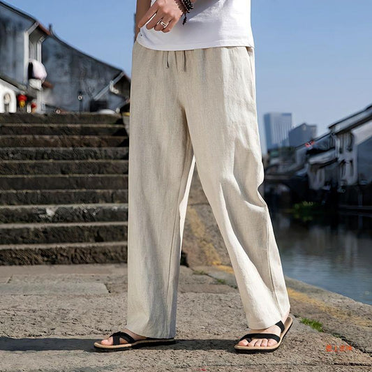 Linen Casual Pants Men