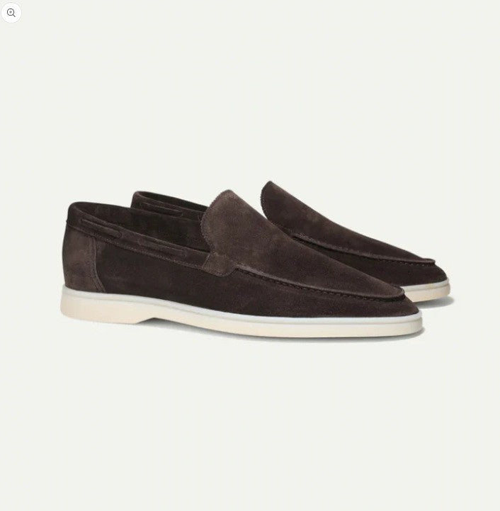 Monaco Matte Suede Loafers