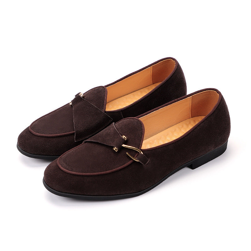 Classic Matte Leather Loafers