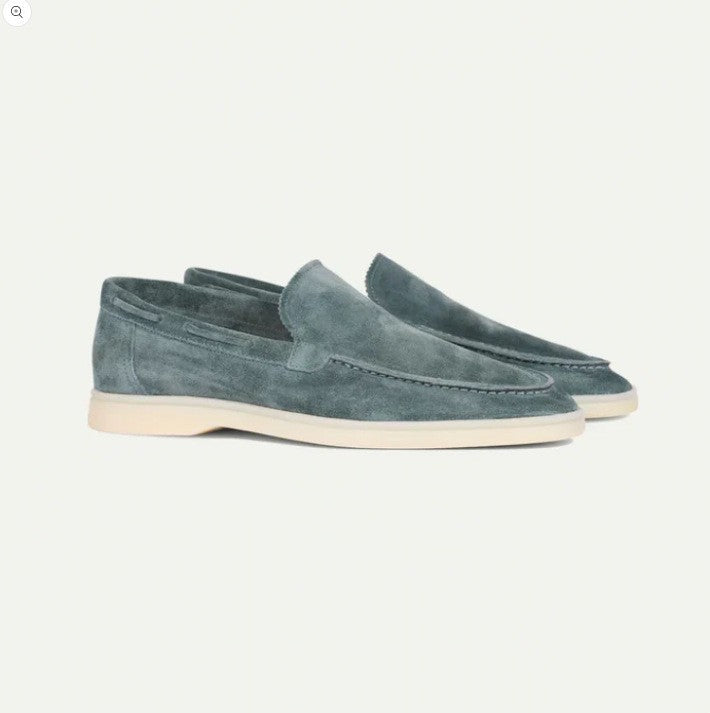 Monaco Matte Suede Loafers