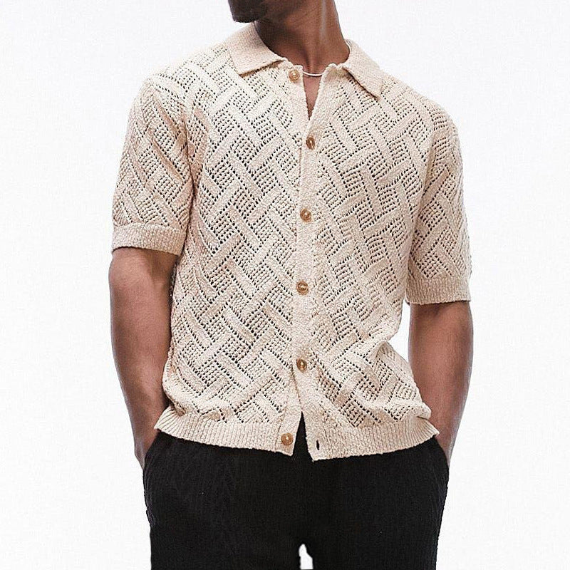 Classic knitted Hollow Shirt