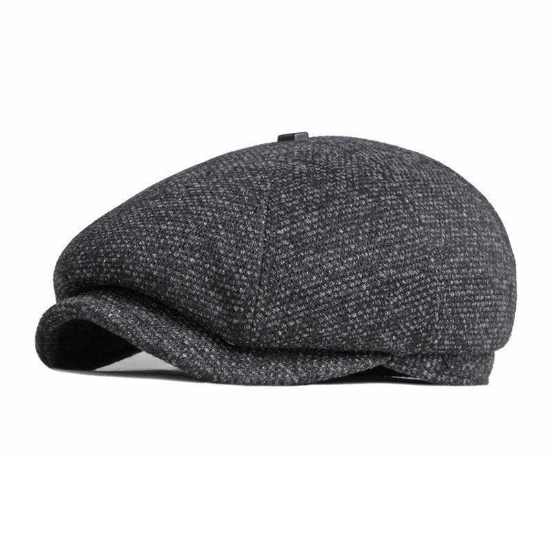 Vintage British Corduroy Newsboy Cap