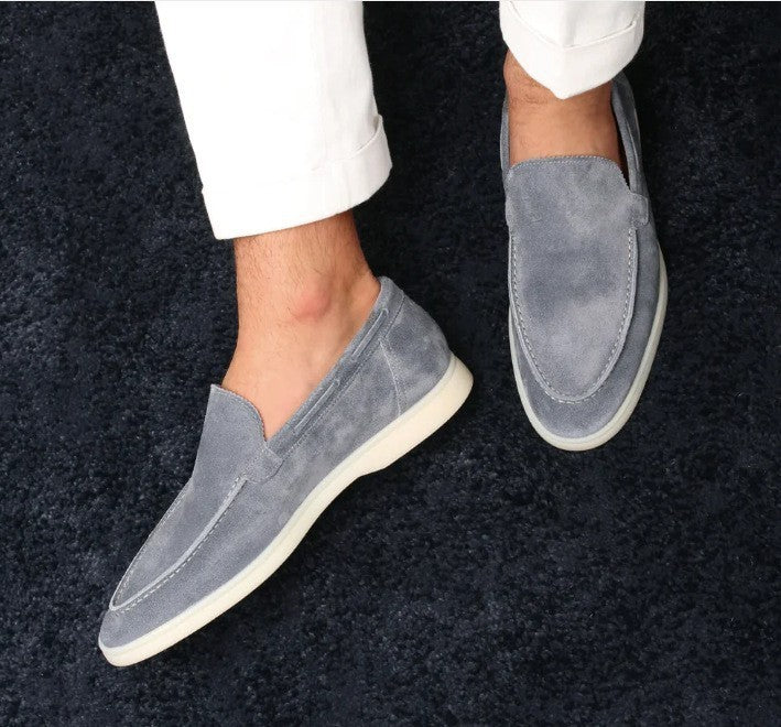 Monaco Matte Suede Loafers