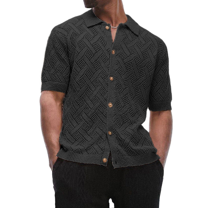 Classic knitted Hollow Shirt