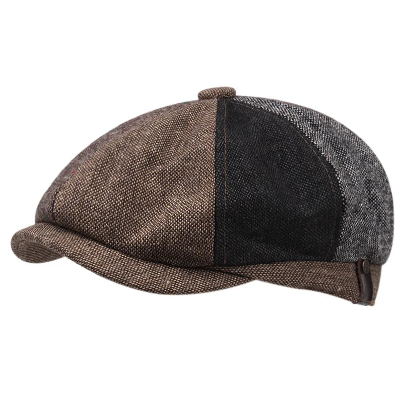 The Peaky Winter Tweed Newsboy Cap
